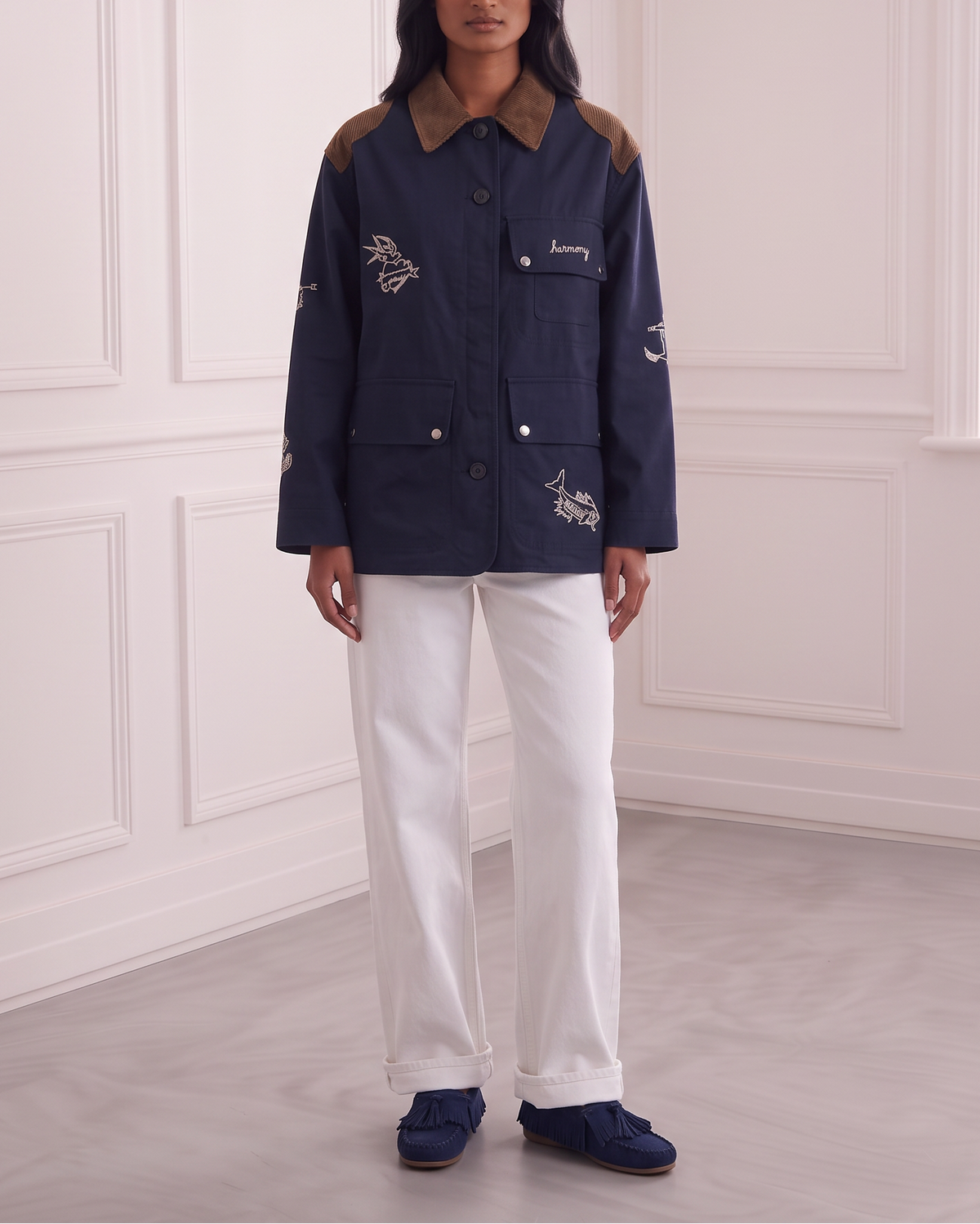 Embroidered Barn Jacket
