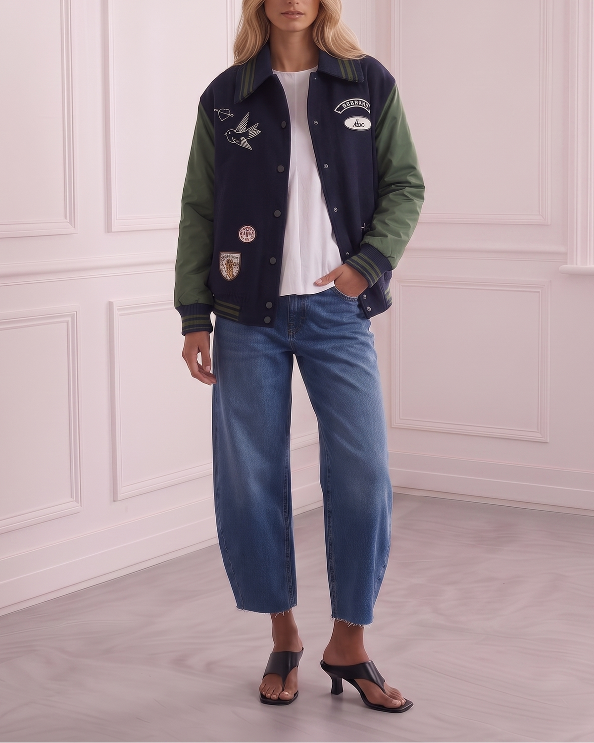 Wool Blend Bomber