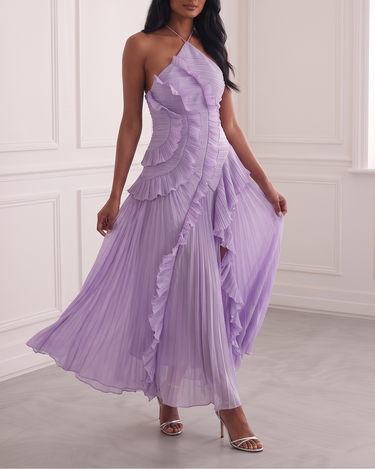 Ruffle Midi