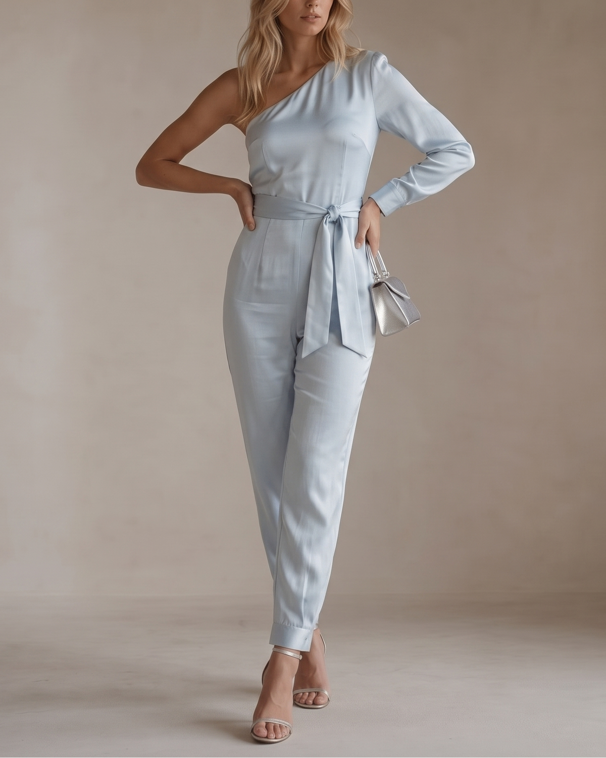 One Shoulder Jumpsuit
