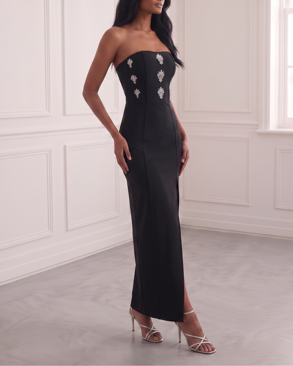 Black Bandage Midi