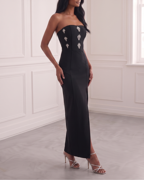 Black Bandage Midi