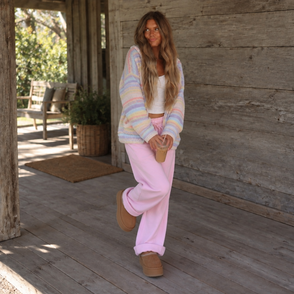 Pastel Zip Up