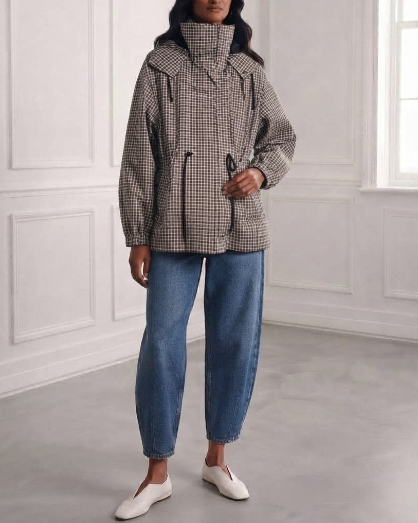 Plaid Raincoat