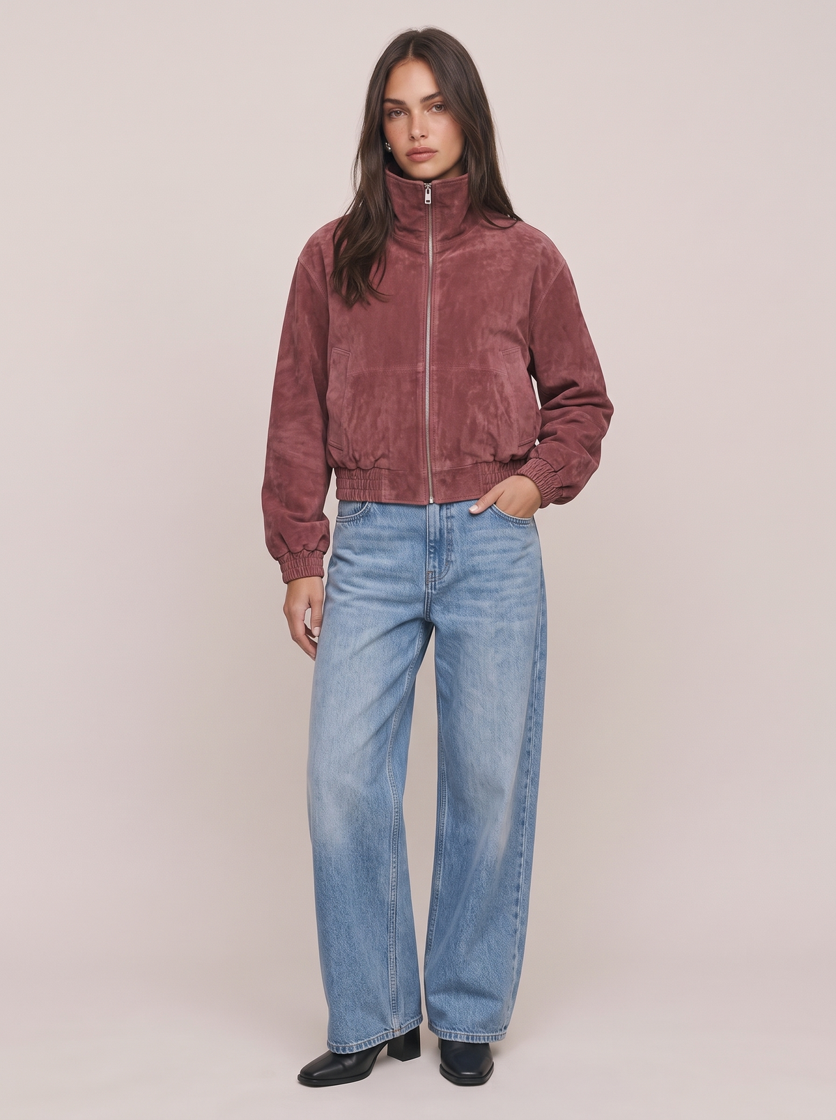 Suede Bomber