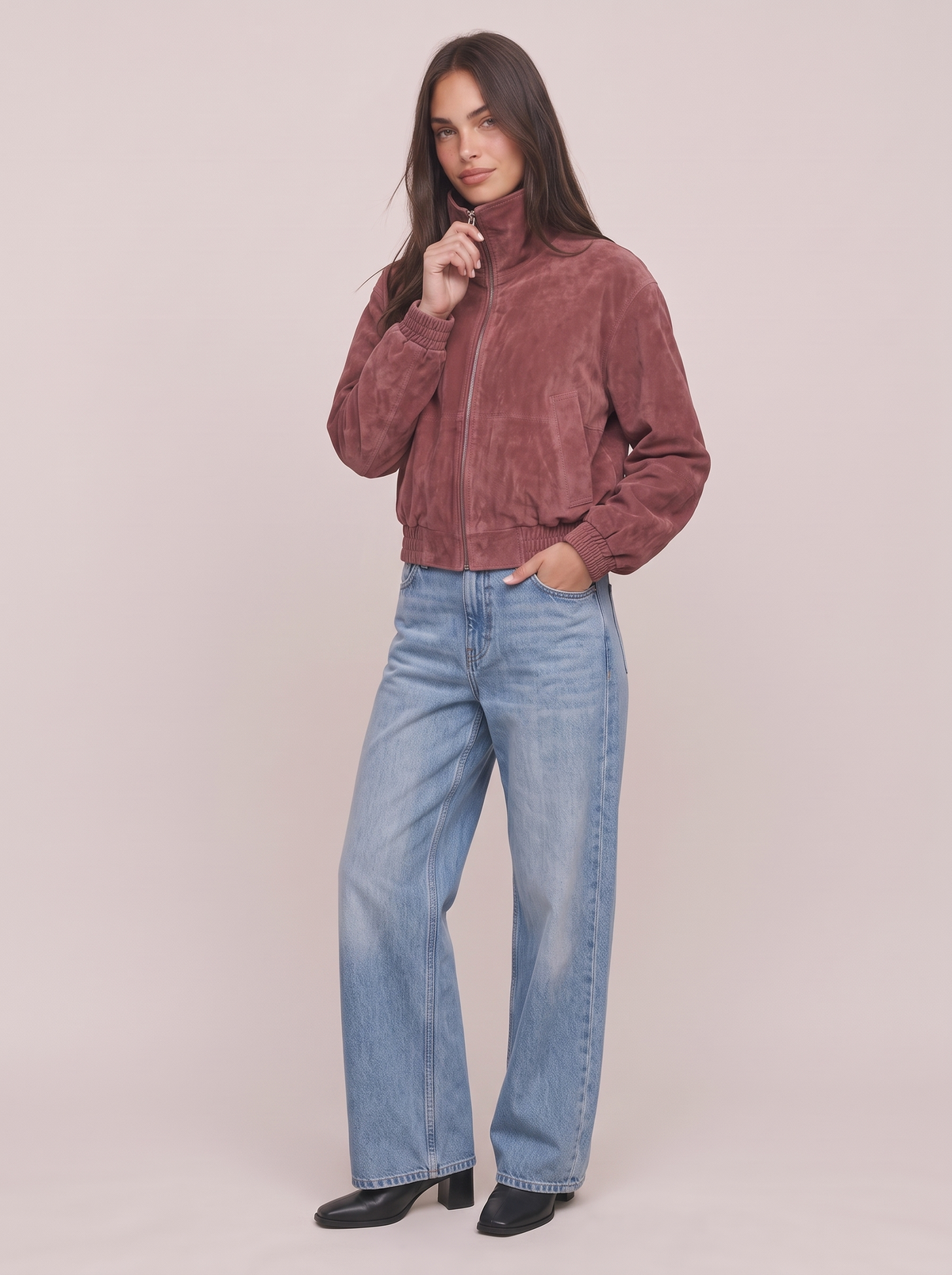Suede Bomber