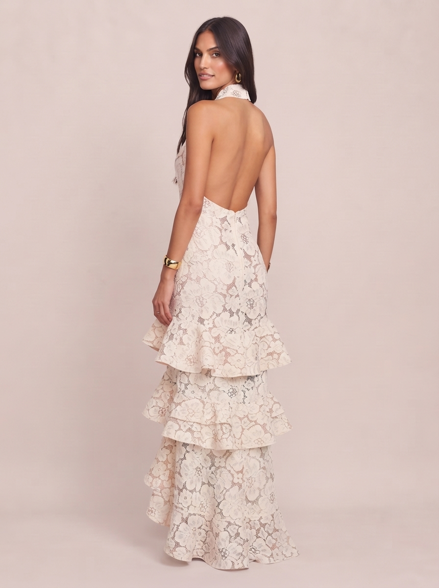Lace Ruffle Dress