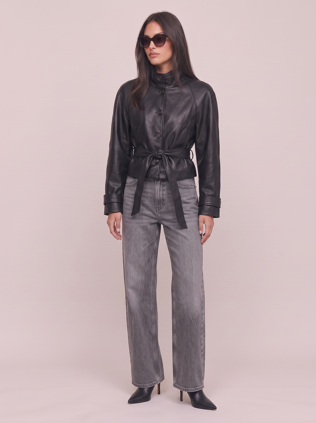 Leather Effect Jacket