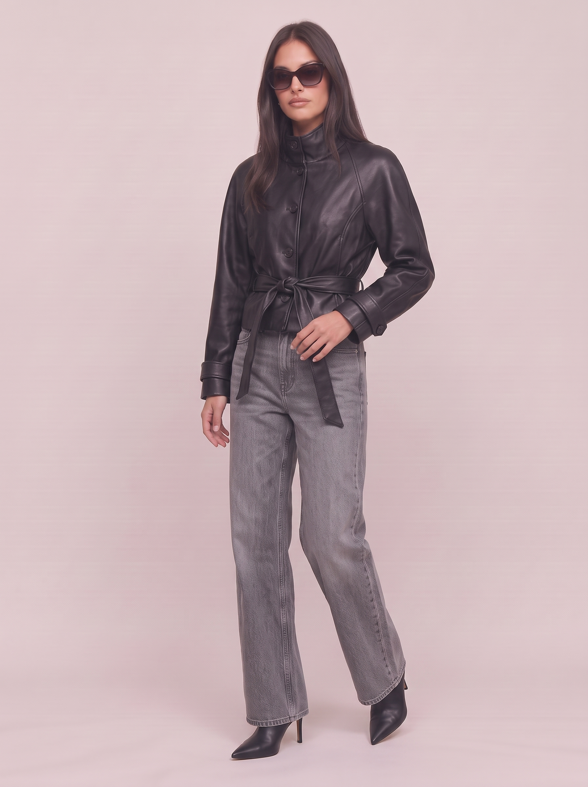 Leather Effect Jacket