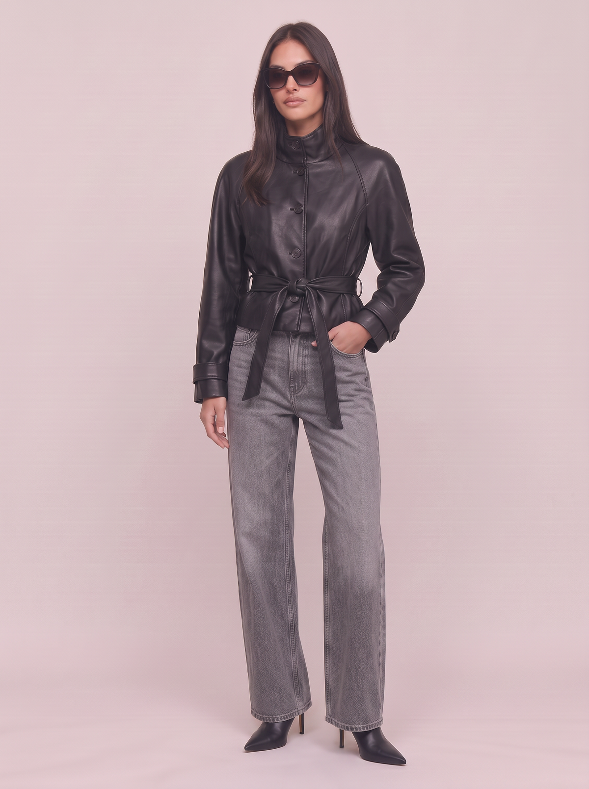 Leather Effect Jacket