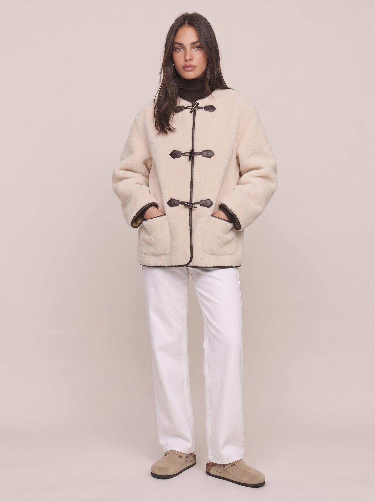 Buckle Closure Coat