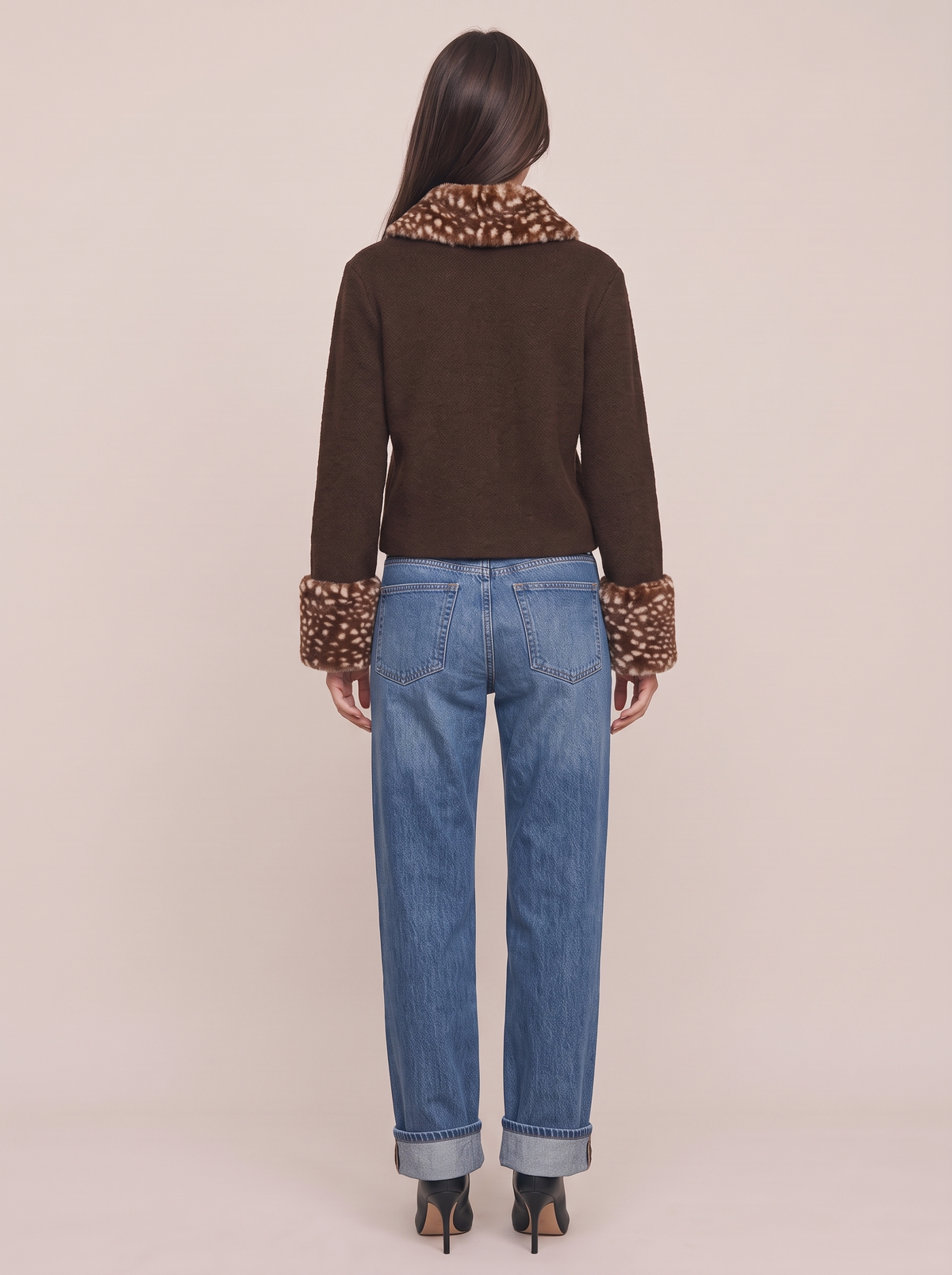 Faux Fur Cardigan