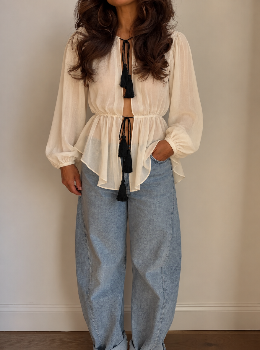 Pom Pom Blouse