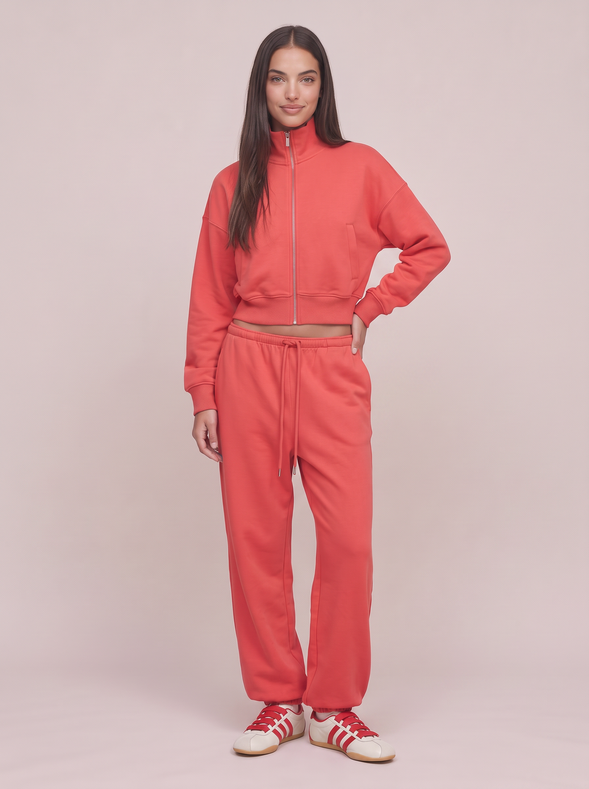 Red Zip Up