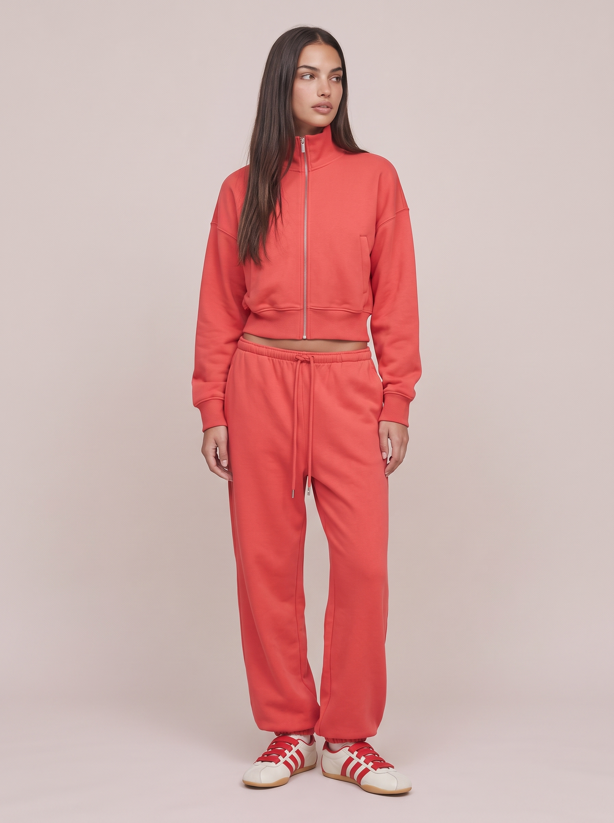 Red Zip Up
