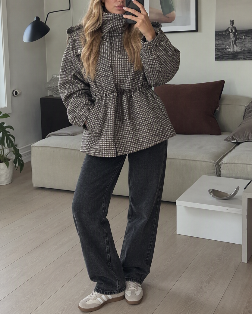 Plaid Raincoat